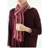 red winter women warm scarf National style knit scarves